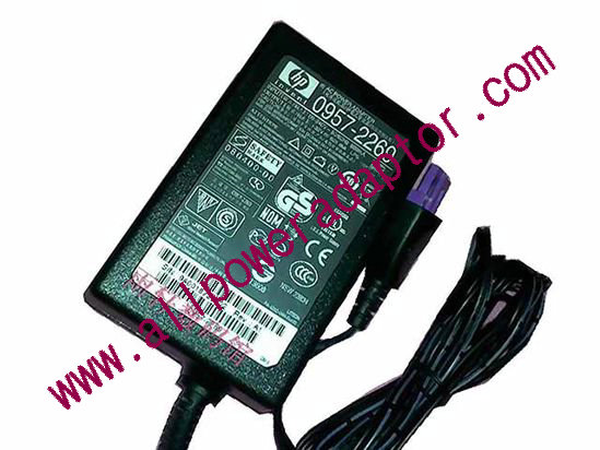 HP AC Adapter 32V 0.625A, Rectangular Tip, 2-Prong, New, 5