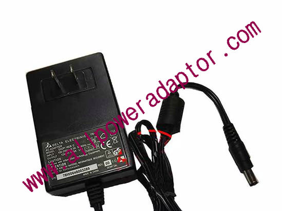 Delta Electronics EADP-18EB AC Adapter 5V-12V 12V 1.25A, 5.5/2.5mm, US 2-Pin, New