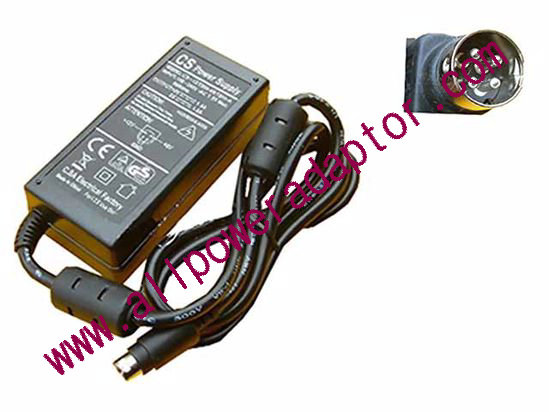 CS Power AC Adapter 5V-12V 12V 1.5A, 5V 1.5A, 4-PinP1=5V P4=12V, 2-Prong, New