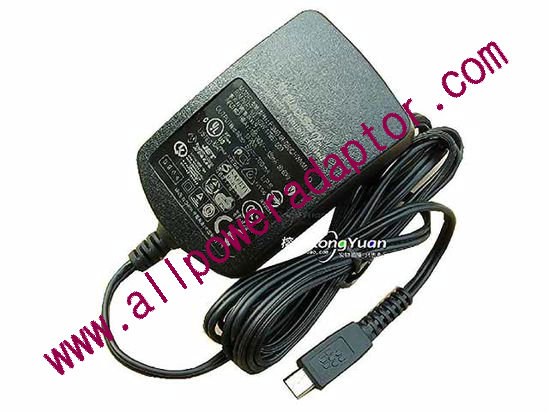 Black Berry AC Adapter 5V-12V 5V 0.7A, 4-PinDin, US 2-Pin, New