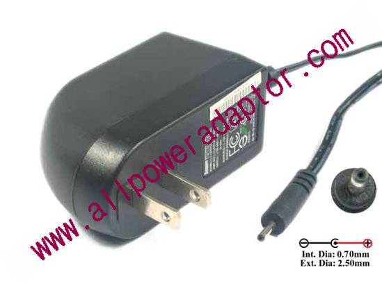 Sunny AC Adapter 5V-12V 5V 2.6A, 2.5/0.7mm, US 2-Pin, New