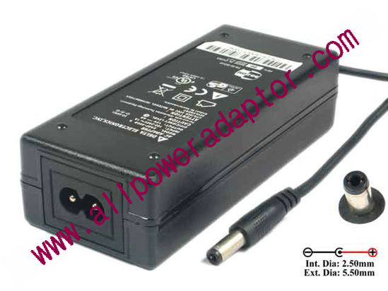 Delta Electronics EADP-48GB AC Adapter 5V-12V 12V 4A, 5.5/2.5mm, 2-Prong, New