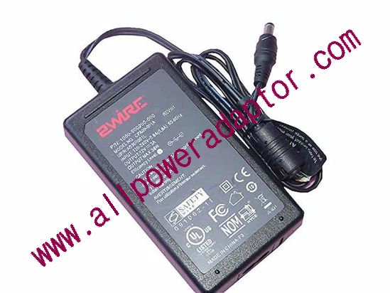 2Wire CPA09-001A AC Adapter 5V-12V 12V 3A, 5.5/2.1mm, 2-Prong , New