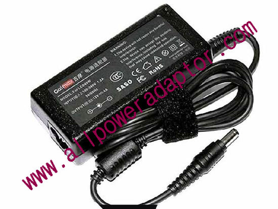 Godmobi For LCD48W AC Adapter 5V-12V 12V 4A, 5.5/2.5mm, 3-Prong, New