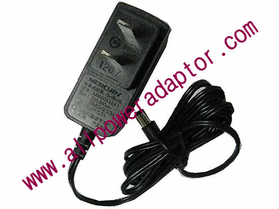 Mecury M090060-2A1 AC Adapter 5V-12V 9V 0.6A, 5.5/2.1mm, US 2-Pin, New