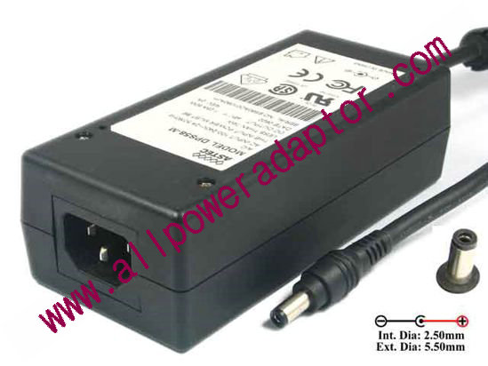 ASTEC DPS58-M AC Adapter 48V 1.25A, 5.5/2.5mm, C14