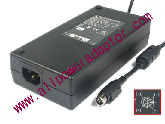 Delta Electronics ADP-150CB B AC Adapter 5V-12V 12V 12.5A 4-pin DIN, P12=V , C14, New