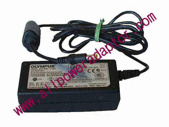 OLYMPUS C-8AC AC Adapter 5V-12V 6.5V 2A, 4.8/1.7mm, 2-Prong