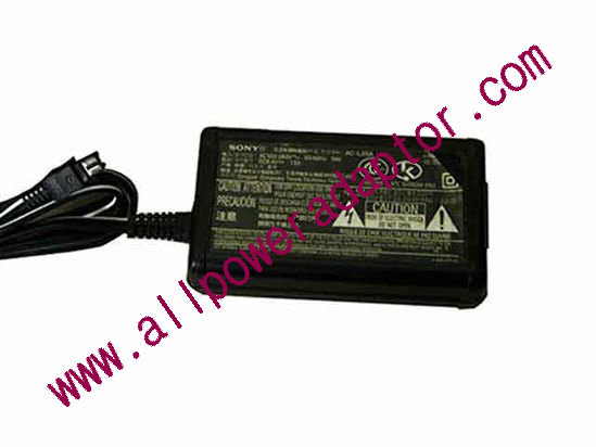 Sony AC Adapter 5V-12V AC-L25A, 8.4V 1.5A, Rectangular Tip, 2-Prong