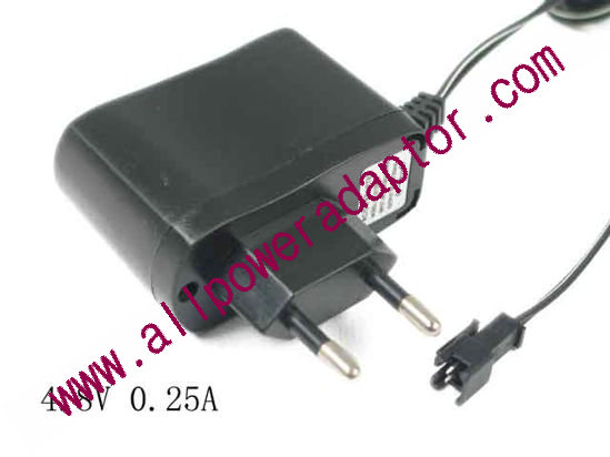 AOK OEM Power AC Adapter 5V-12V 4.8V 0.25A, 2-Pin, EU 2-Pin, New