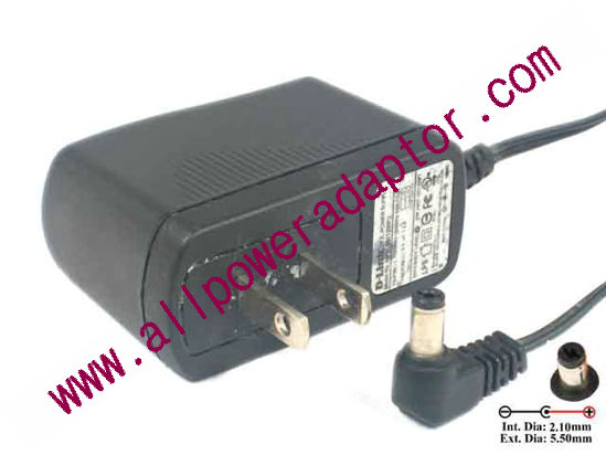 D-Link AMS1-0501200FC AC Adapter 5V-12V 5V 1.2A, 5.5/2.1mm, US 2P