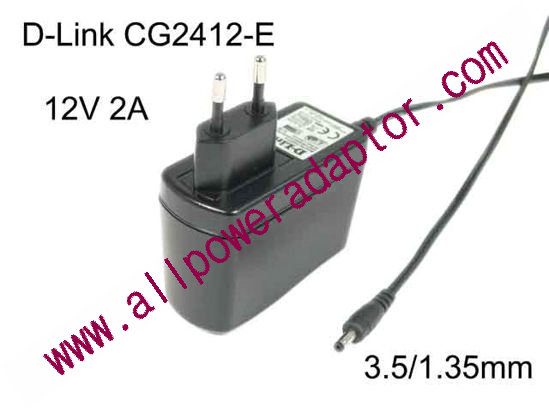 D-Link CG2412-E AC Adapter 5V-12V 12V 2A, 3.5/1.35mm, EU 2P