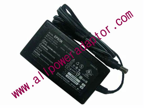 Epson A291B AC Adapter 24V 1.4A, 6.5/4.3 With Pin, 3-Prong