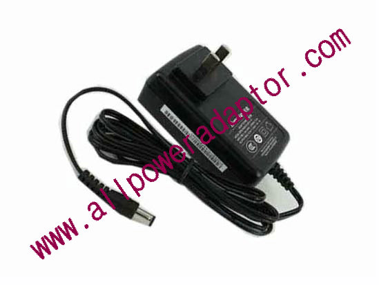 Huntkey HKA01212010-1C AC Adapter 5V-12V 12V 1A, 5.5/2.1mm, US 2P