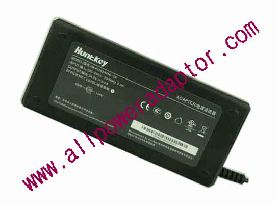 Huntkey HKA12024050-7A AC Adapter 24V 5A, 4P P14=V , C14