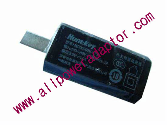 Huntkey HKC0055010-1S AC Adapter 5V-12V 5V 1A, USB Port, US 2P
