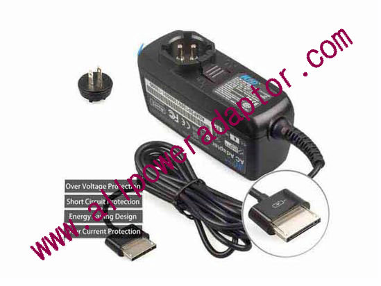 KFD 120150 AC Adapter 5V-12V 12V 1.5A, Flat Plug, US 2P