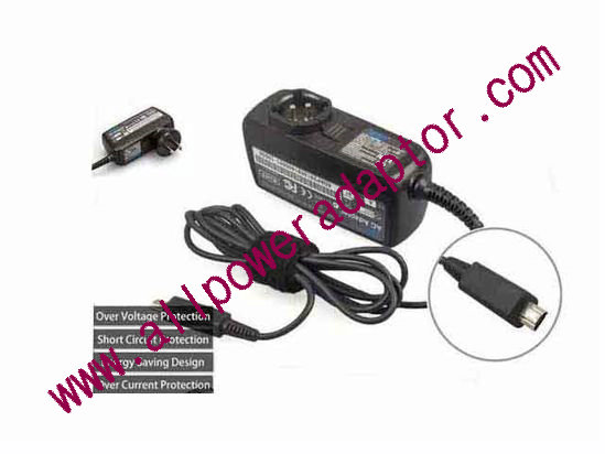 KFD V85 AC Adapter 5V-12V 12V 1.5A, Micro USB, US 2P