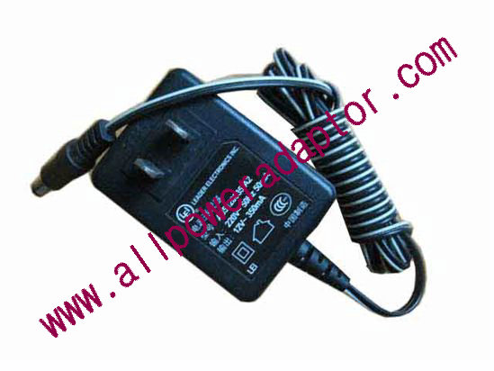 LEI / Leader A35120035-A2 AC Adapter 5V-12V 12V 0.35A, 5.5/2.5mm, US 2P