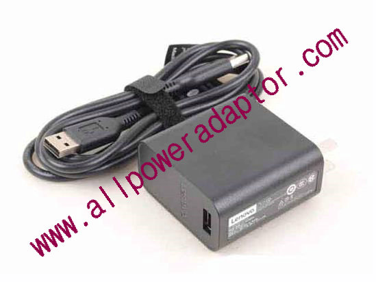 Lenovo AC Adapter 20V 2.25A, USB Tip, US 2P