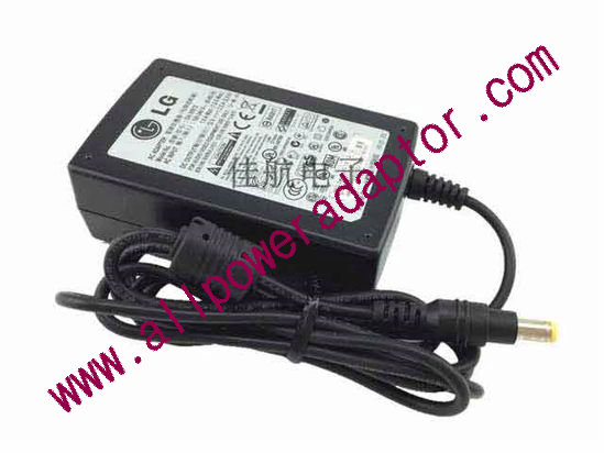 LG AC Adapter 5V-12V 12V 2.5A, 5.5/2.1mm, 2-Prong