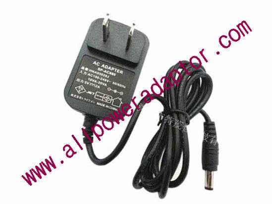 AOK OEM Power AC Adapter 5V-12V 5V 2.1A, 5.5/2.5mm, US 2P