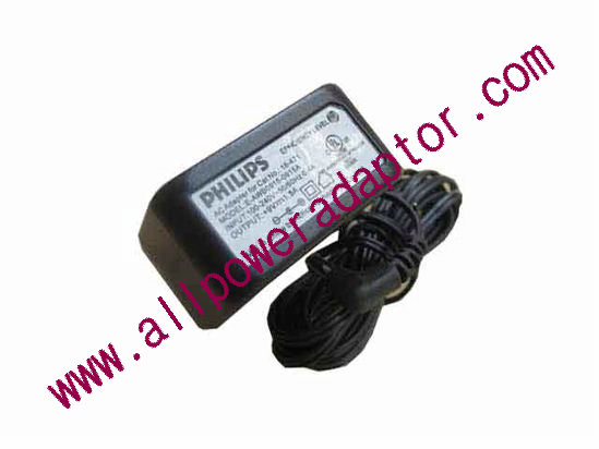 Philips AC Adapter 5V-12V 9V 1.5A, 4.0/1.7mm, US 2P