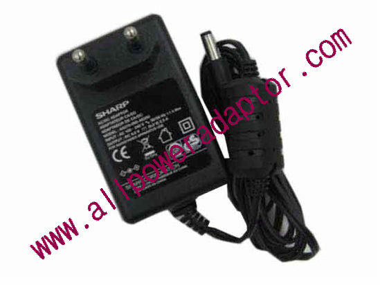 Sharp AC Adapter 5V-12V 9V 2.5A, 5.5/2.1mm, EU 2P