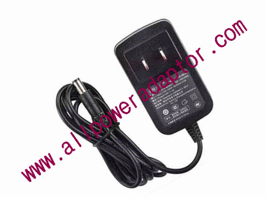 SNBMW ROSE-0901000L AC Adapter 5V-12V 9V 1A, 5.5/2.1mm, US 2P