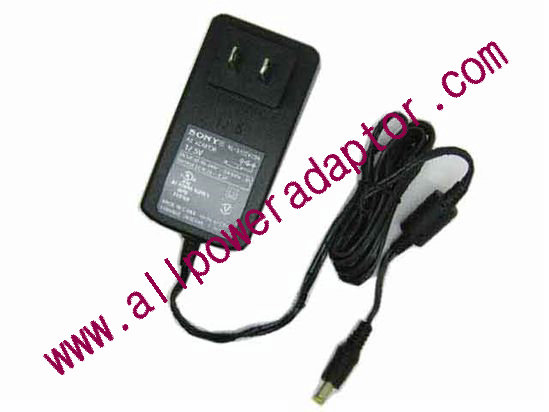 Sony AC Adapter 5V-12V 12.5V 2.5A, Tip W/Pin, US 2P