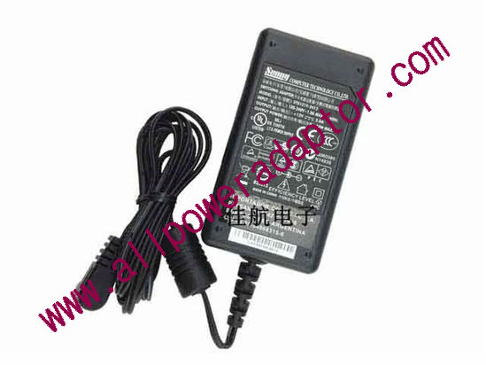 Sunny SYS1319-2412 AC Adapter 5V-12V 12V 2A, 5.5/2.5mm, 2-Prong