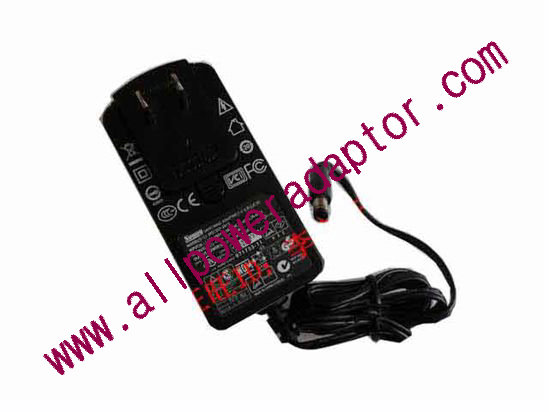 Sunny SYS1357-2412 AC Adapter 5V-12V 12V 2A, 5.5/2.5mm, US 2P