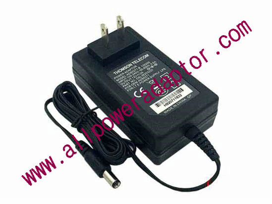 Thomson Telecom ADS0271-B AC Adapter 5V-12V 12V 2A, 5.5/2.1mm, US 2P
