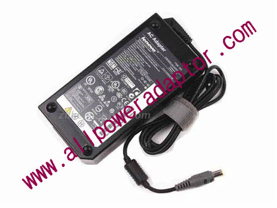 Lenovo AC Adapter 20V 8.5A, 7.9/5.5mm W/Pin, 3-Prong, Z73