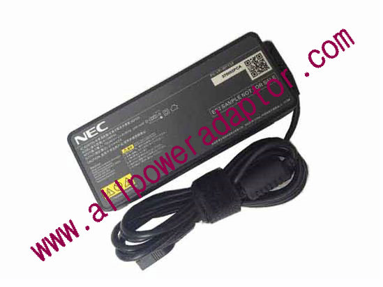 NEC AC Adapter 20V 4.5A, Rectangular Tip W/Pin, 2-Prong, Z80