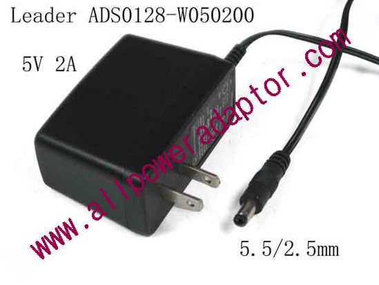 LEI / Leader ADS0128-W050200 AC Adapter 5V-12V ADS0128-W050200