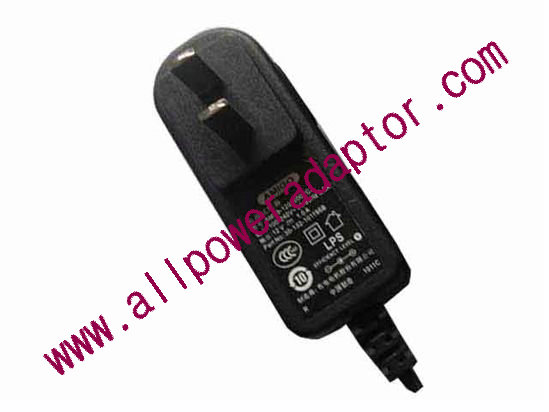 Amigo AMS9-1201000FC2 AC Adapter 5V-12V 12V 1A, 5.5/2.5mm, US 2P Plug, New