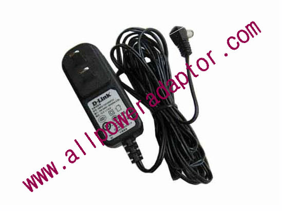 D-Link AMS9-1201000FC2 AC Adapter 5V-12V 12V 1A, 5.5/2.1mm, US 2P Plug, New