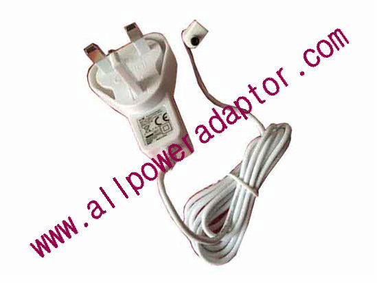 D-Link DSC-6PFA-05 AC Adapter 5V-12V 5V 1A, 3.5/1.35mm, UK 3P Plug, White, New