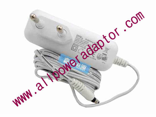 DVE DSA-36PFH-12 AC Adapter 5V-12V 12V 3A, 5.5/2.1mm, EU 2P Plug, White, New