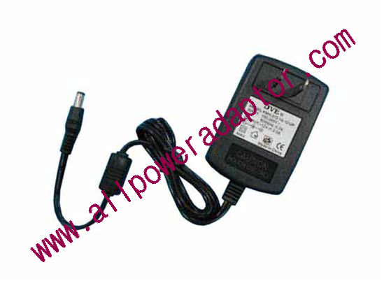 DVE KMH-0151A-12 AC Adapter 5V-12V 12V 2A, 5.5/2.5mm, US 2P Plug