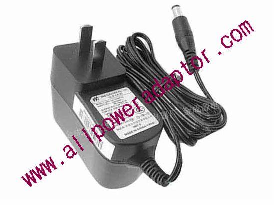 ENG 3A-122WC12 AC Adapter 5V-12V 12V 1A, 5.5/2.1mm, US 2P Plug, New