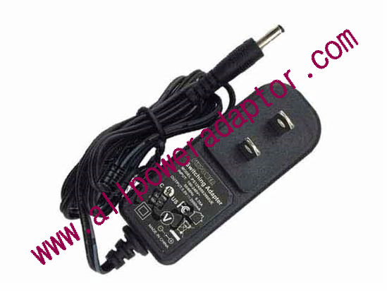 FlyPower PS12K0502000UE AC Adapter 5V-12V 5V 2A, 3.5/1.35mm, US 2P Plug, New