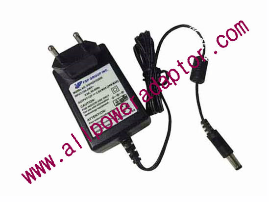 FSP Group Inc FSP024122000 AC Adapter 5V-12V 12V 2A, 5.5/2.1mm, EU 2P Plug, New