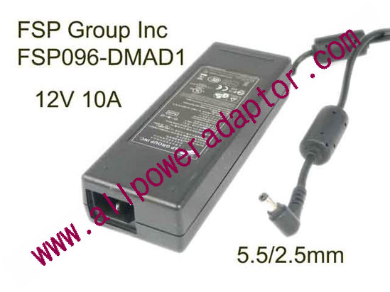 FSP Group Inc FSP096-DMAD1 AC Adapter 5V-12V 12V 10A, 5.5/2.5mm, C14, New