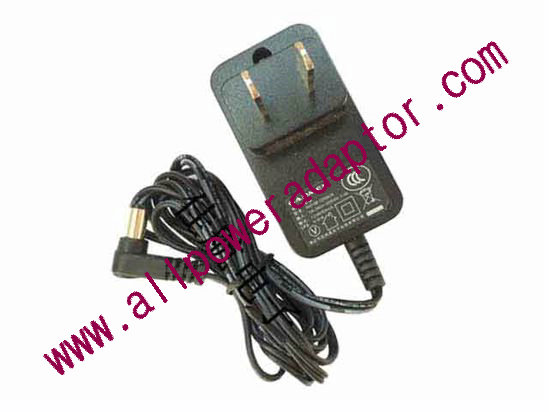 GADMEI PA010B-12008CN AC Adapter 5V-12V 12V 0.8A, 5.5/2.5mm, US 2P Plug, New