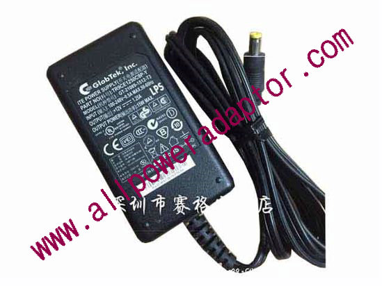 GlobTek TR9CE1250C9P-Y AC Adapter 5V-12V 12V 1.25A, 5.5/2.1mm, C14, New