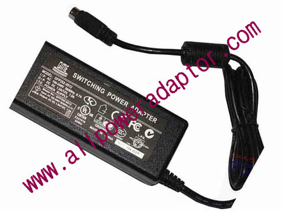 GME GFP252-0512 AC Adapter 5V-12V 12V 1.5A 5V 1.5A, 4P P1=5V P4=12V, 2P, New