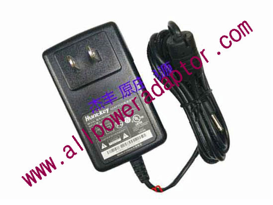 Huntkey HKA02412020-2C AC Adapter 5V-12V 12V 2A, 3.5/1.35mm, US 2P Plug, New