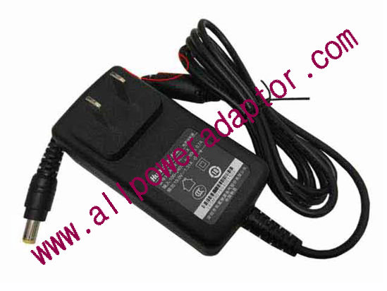 Huntkey HKA02419014-1X AC Adapter 5V-12V 12V 1.31A, 5.5/2.1mm, US 2P Plug, New